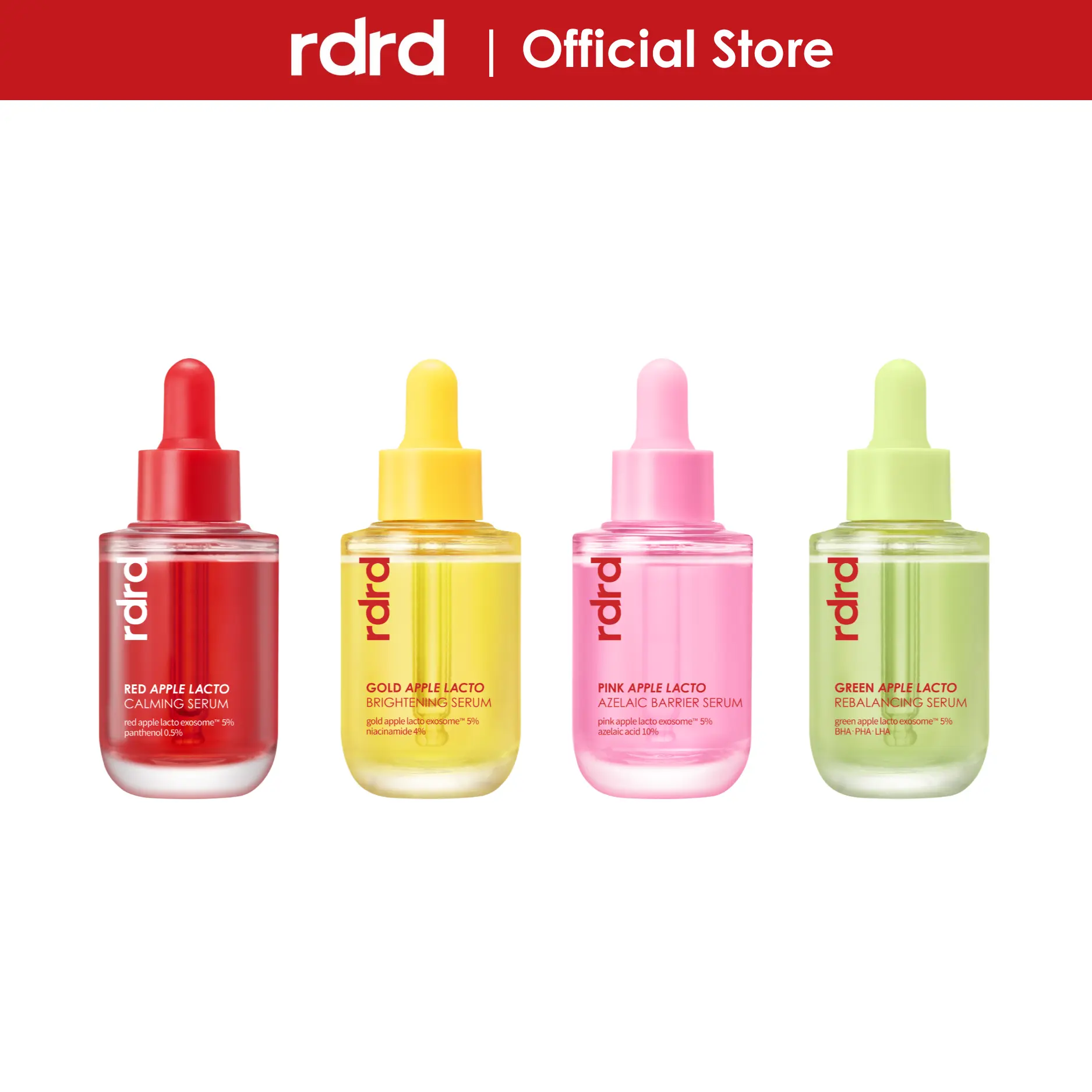 RDRD Apple Relief Shake Serum -- Redness, Brightening, Barrier, Balancing