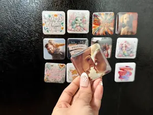 Custom Square Photo Magnets 2x2, Personalized Fridge Magnets, Picture Magnets, Photo Gift, Custom Magnet Prints, Family Pet Baby Magnet