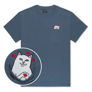 Nermal Loves Pocket Tee (Slate)