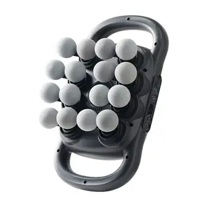 16-Head Massage Gun with 30 Levels & 3 Modes Deep Tissue Percussion Massager for Back Shoulders Legs and Foot Pain Relief Quiet Muscle Massage Gun with Red Light Therapy Adjustable Daily Use Sixteen-Head Model Gift