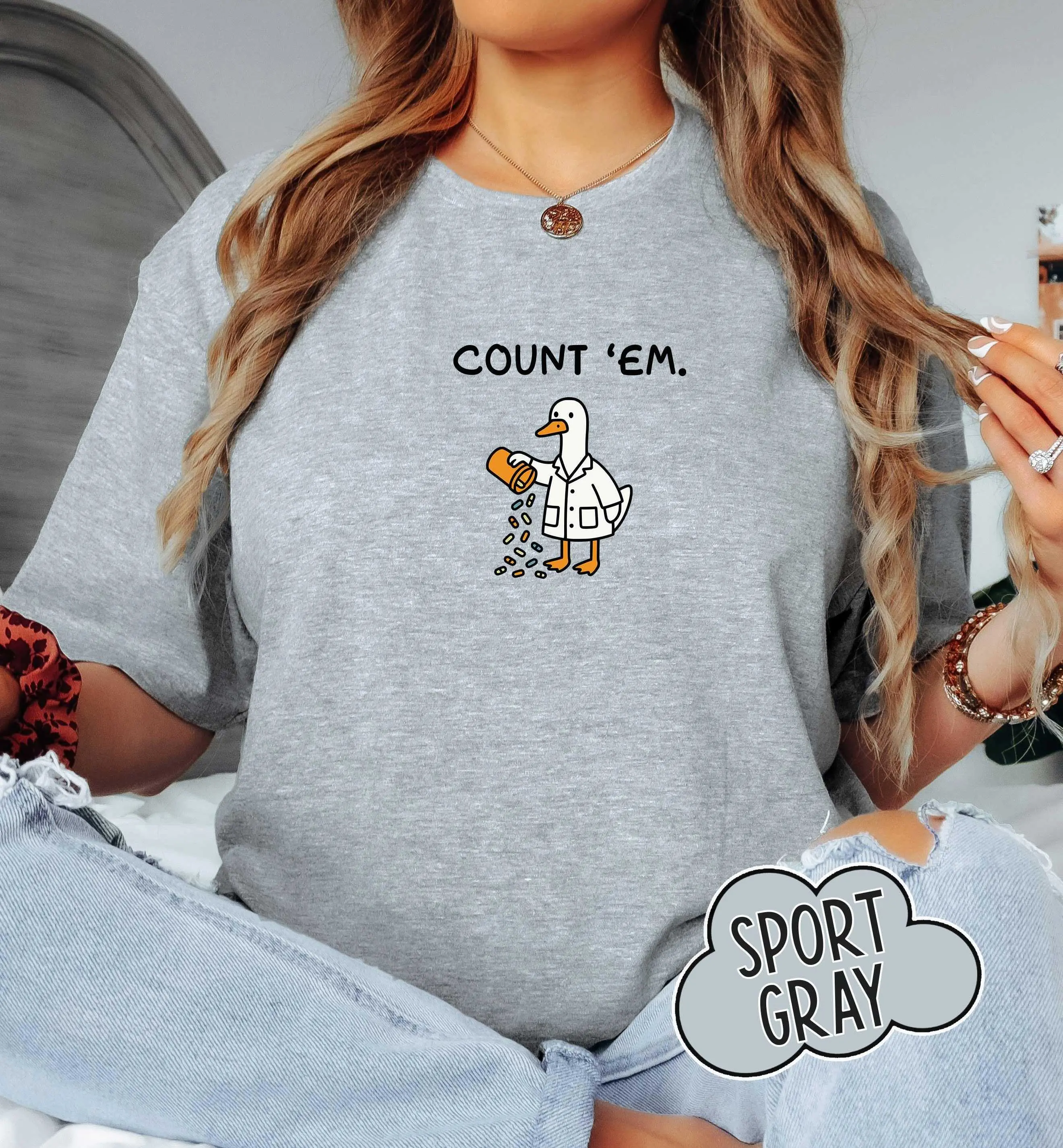 Silly Goose Pharmacy  Short Sleeve T-Shirt / Sweatshirt / Hoodie , Nurse Gift Tee, Pharmacy assistant Sweatshirt,Healthcare Pun TShirt, T-shirt for Pharmacy Tech, CPhT graduation