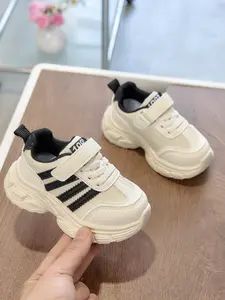 2026 Kids Multi-Color Dad Shoes with Velcro Closure, Soft Rubber Sole for All Seasons, Sneakers Trainer Shoes, Stylish Sports Shoes for Boys and Girls