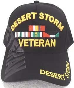 Desert Storm Veteran Black Cap 0100