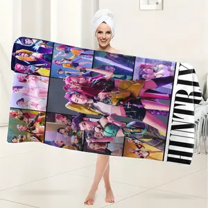 Super Soft Microfiber Bath, Beach & Swim Towels, Quick-Dry Lightweight Versatile Design, Ideal for Bathroom, Travel, Yoga, Camping, Gym Use