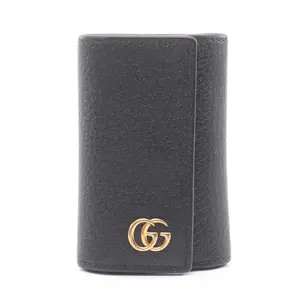Pre-owned GUCCI Other Small Leather Goods GG Marmont Leather Key Case