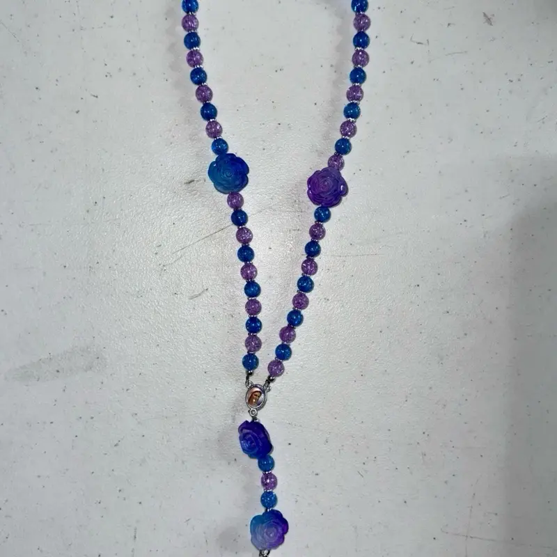 Our Lady of Medjugorje Queen of Peace Roses Rosary