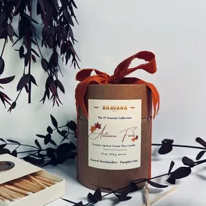 Toasted Marshmallow + Pumpkin Chai Candle | Non-Toxic | Coco apricot crème wax candle