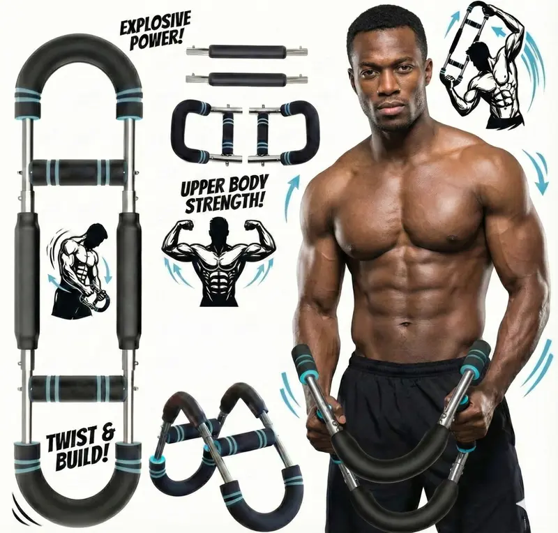 Ultimate Portable Spring Twister – Adjustable Arm, Chest, and Shoulder Muscle Training Equipment for Home Fitness