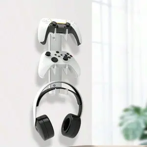 Wall-mounted transparent earphone stand game handle display stand controller bracket