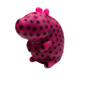 VE_SQUISHY Pastel Glow Popping Squishy Stress Relief Fidget Toy ASMR Pimple Pop Handmade Glow-in-the-Dark Bead Popping Balls Safe Non-Toxic for ADHD Autism