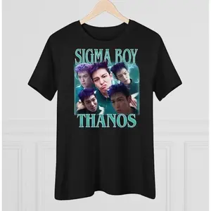 Sigma Boy Thanos Squid Game 2025 Shirt Cotton Classic Fitted,  Casual, Unisex Cotton T-Shirt, Menswear, Womenswear RXV