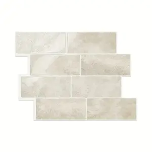 10-Sheet Premium Backsplash Tile for Kitchen, Peel and Stick Self Adhesive Subway Tiles, Easy Install for Kitchen and Bathroom Decor