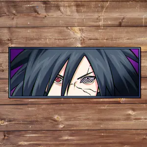 Madara Vinyl Sticker - Handmade JDM Slapper Sticker for Waterproof Window, Laptop, Kindle, and Water Bottle