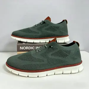 Men's Breathable Knit Casual Shoes! Lightweight Soft Sole Sneakers, Perfect for Daily Wear & Running