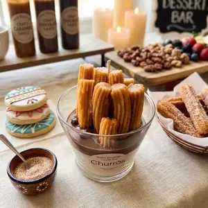 Sweet Blessings Churros Candle - Perfect for Dessert Bars and Sweet Treats