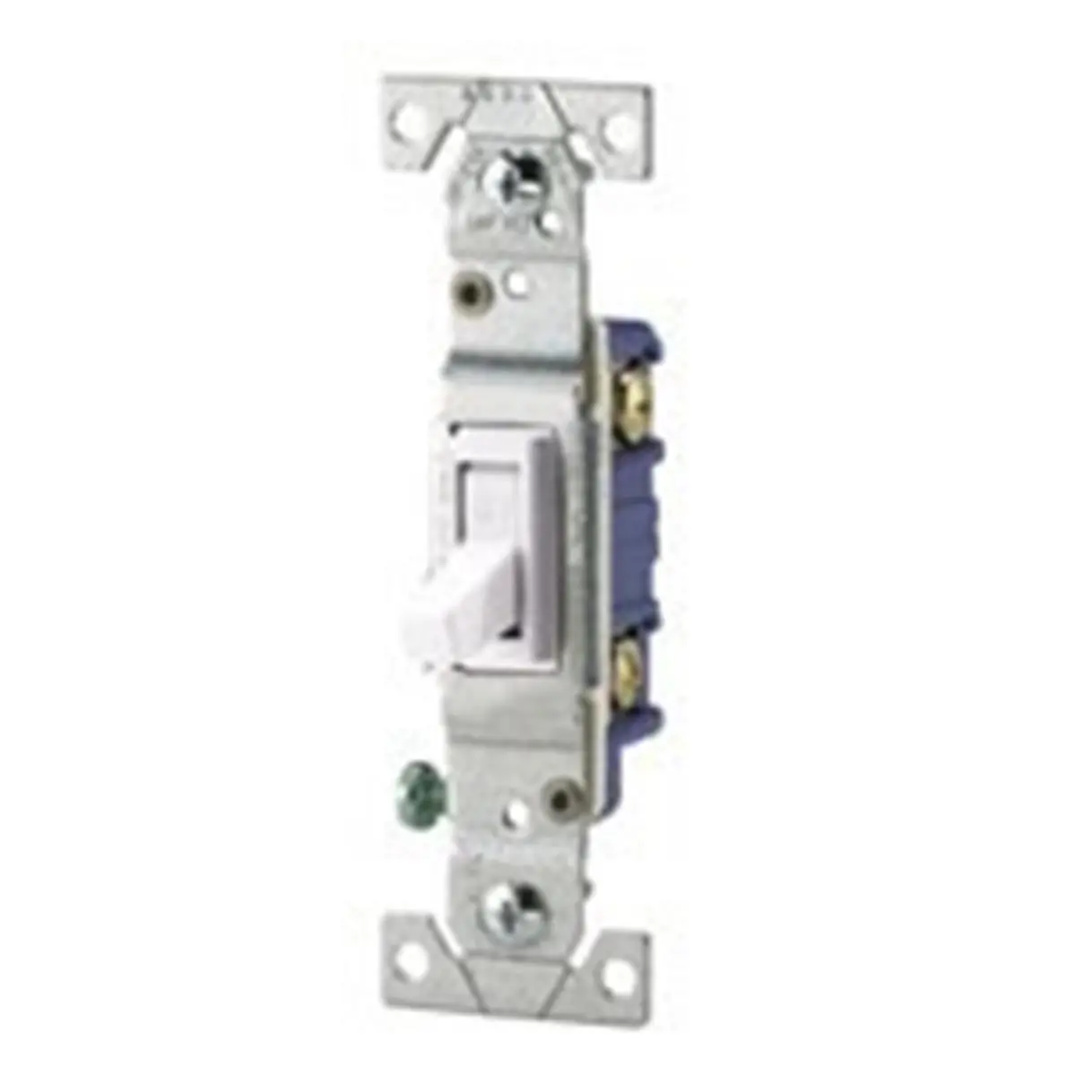 1-Pole White Lighted Toggle Switch