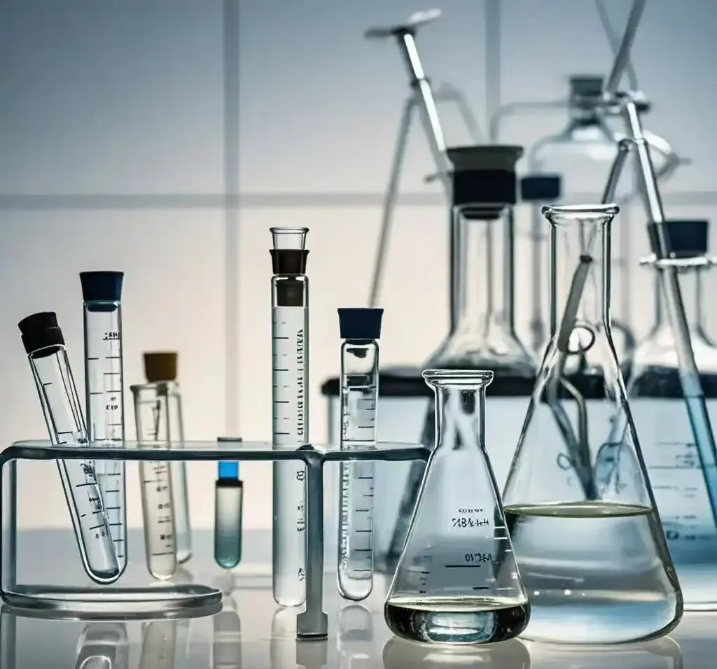 Colorful laboratory utensils set -A