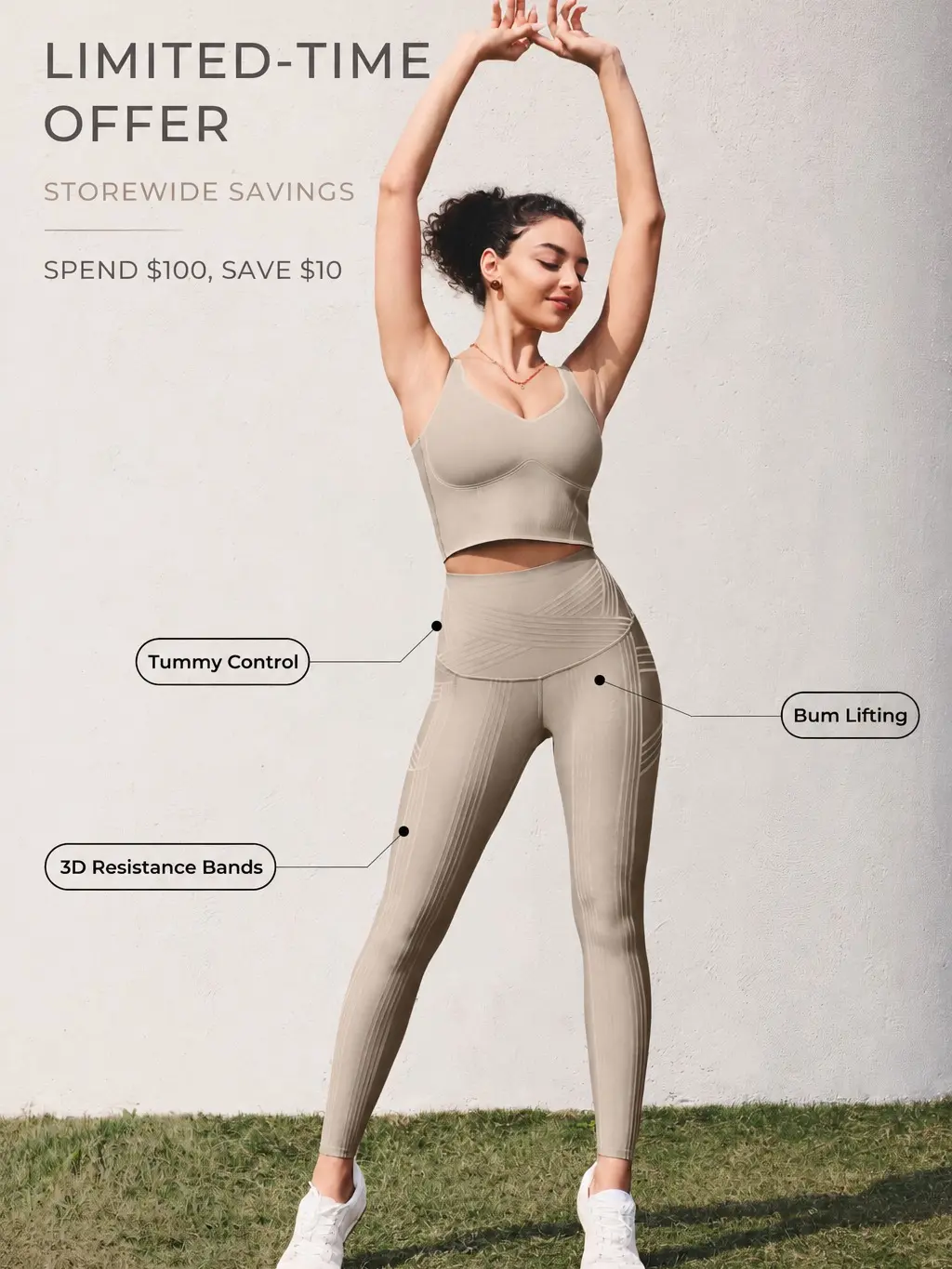 Fanka PowerBand Resistance Leggings (Reversible Wear) (with Pocket),summerwins