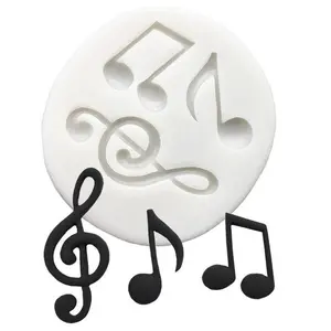 Musical Note Silicone Mold Fondant Chocolate Sugarcraft Mold Cake Decorating Tools Baking Accessories