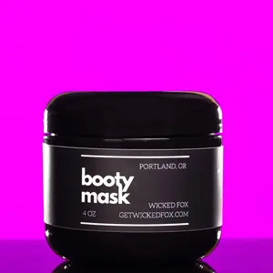 Blue Lava Booty Mask - Wicked Fox Kaolin Clay Mask For Butts