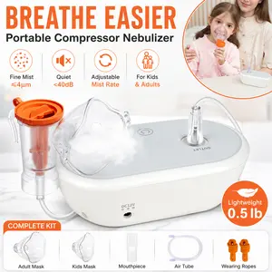 Portable Nebulizer Device, DC Motor Atomizer with Dual Speed Control, Fine Mist Output ≥0.2ml/min, Compact & Lightweight Design, Low Noise Operation, Rechargeable Handheld Personal Care Device for Home & Travel,summerwins