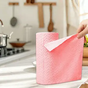 20-Pack Reusable Microfiber Cleaning Cloth Roll, Highly Absorbent and Durable, Super Absorbent Microfiber, Eco-Friendly for Kitchen, Windows, and Cars, Microfiber Cleaning Towels