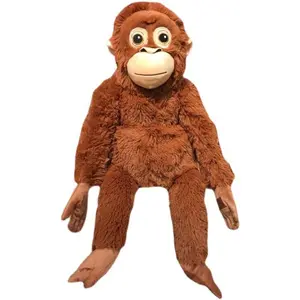 66cm Cartoon Gorilla Plush Toy Chimpanzees Monkey Soft Stuffed Doll Backpack Car Bag Room Decor Kid Gift