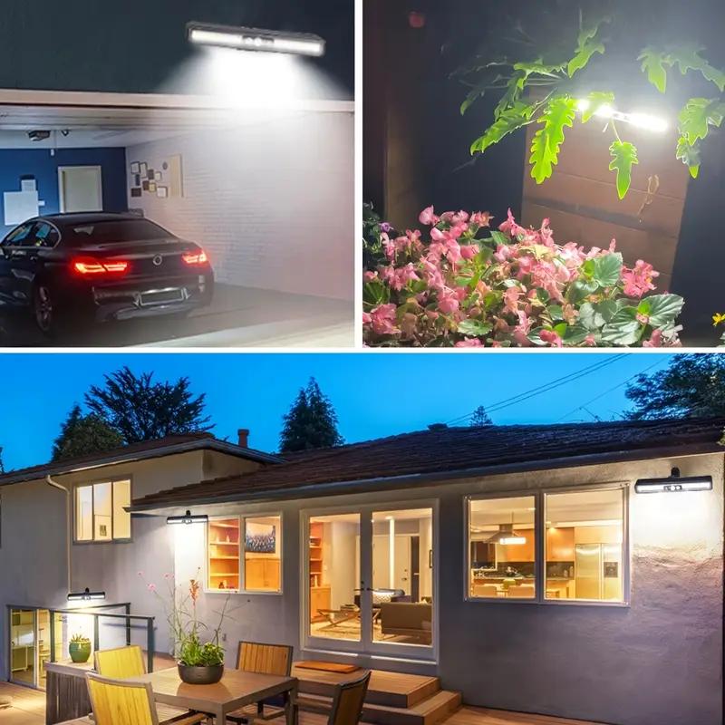 1PC Solar-Powered Clip-On Light with Auto On/Off, Motion Sensor, 3 Lighting Modes, Extended Run Time, IP6 Waterproof Rating—Ideal for Gardens, Outdoor Spaces, Camping Fences, Emergency Lighting, and more.