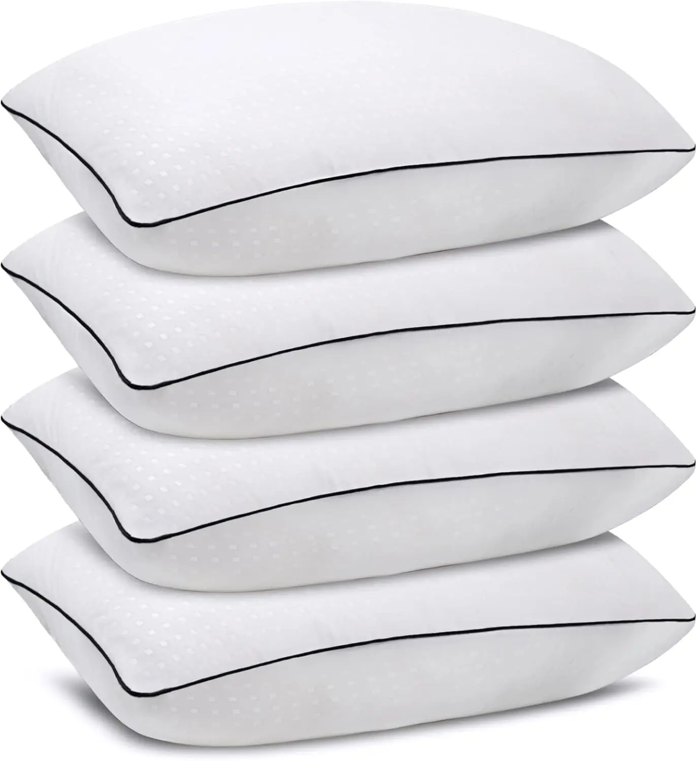 Premium Hotel Collection Bed Pillows 2-Pack - Advanced Support & Plush Comfort for All Sleep Positions