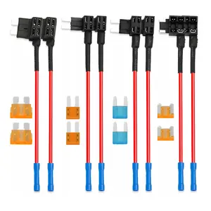 8pcs car fuse box circuit adapter,ATM blade fuse for car,van,motorcycle,rv,boat,truck,plastic materia