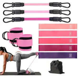 Ankle training strap, equipped with 2 buckle style leg guards, suitable for rope equipment training. This high-quality and durable fitness equipment is designed specifically for shaping the legs and gluteal muscles, and is highly favored by fitness enthus
