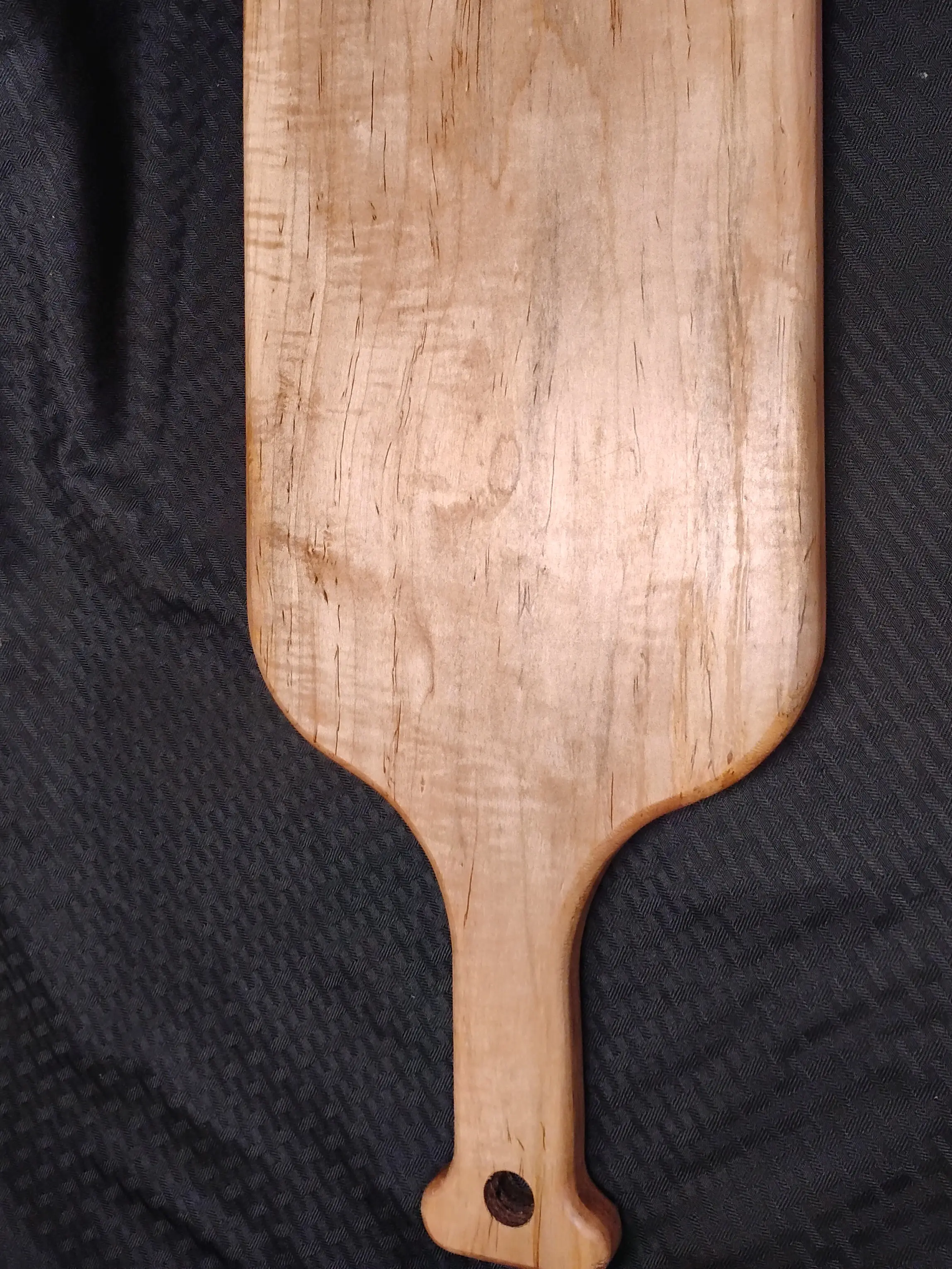 Extra Large Curly Red Maple Charcuterie Board – 28” Handcrafted Serving Board | Wooden Cheese Board with Mineral Oil & Beeswax Finish