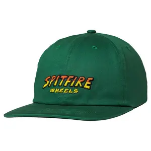Spitfire Wheels Hat Hellhound Script Strapback Dark Green