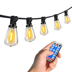 60 ft waterproof globe patio lights outdoor string lights