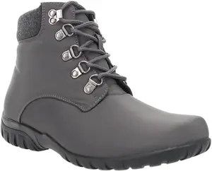 Propét Women's Dani Ankle Lace Water Repellent Boot Dark Grey 7 Medium US Comfortable Fit Stylish Design Practicality Girl Footwear Elegant Walking Shoes Onyx