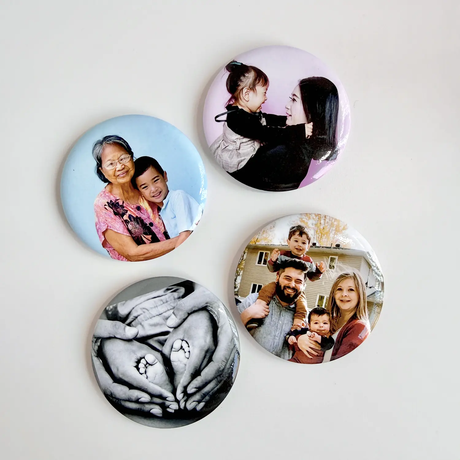 Set of 4 Photo Magnets Personalized for Refrigerators & Bulletin Boards for Family Photos Vacation Snapshots & Special Events Versatile Use as Notes Reminders or Decorative Elements Perfect Gift for Friends and Family cute magnet