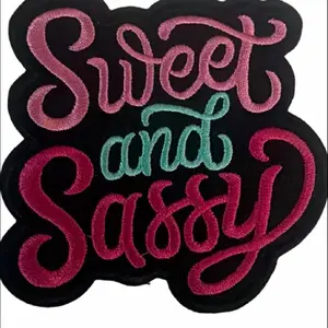 Sweet and Sassy Snack Iron-On Patch