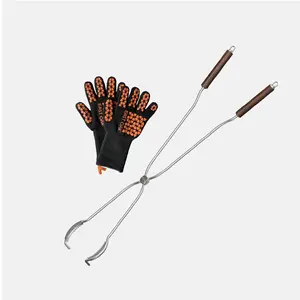 Fire Pit Tongs & Gloves