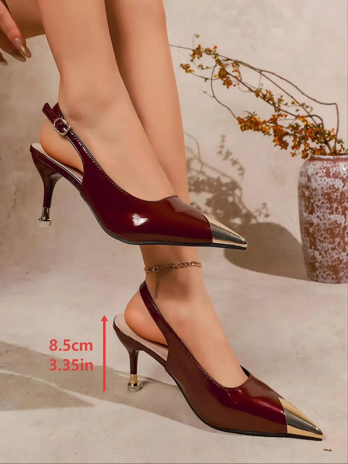 princess polly baby blue dress Burgundy patent leather shoes + FREE SHIPPING