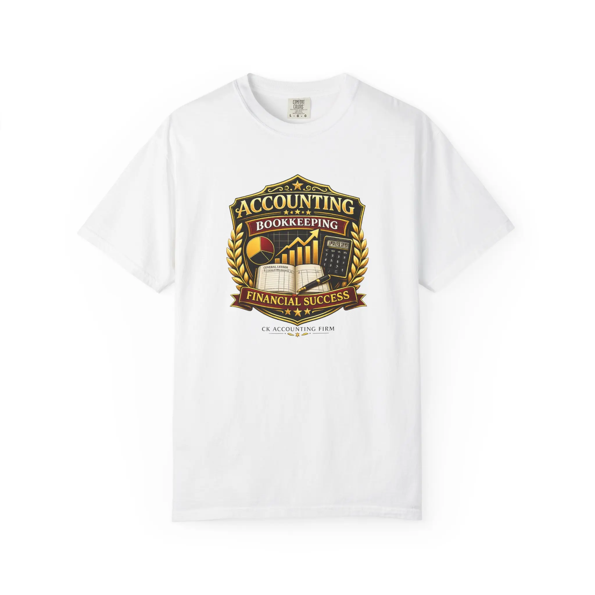 ACCOUNTING, BOOKKEEPING, FINANCIAL SUCCESS T-Shirt | Accountant Graphic Tee by CK ACCOUNTING FIRM