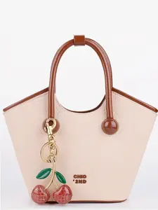 New Crystal Cherry Keychain, Bag Charm, Women's Purse Accessory, Elegant Car Key Holder, Key Ring, All Seasons