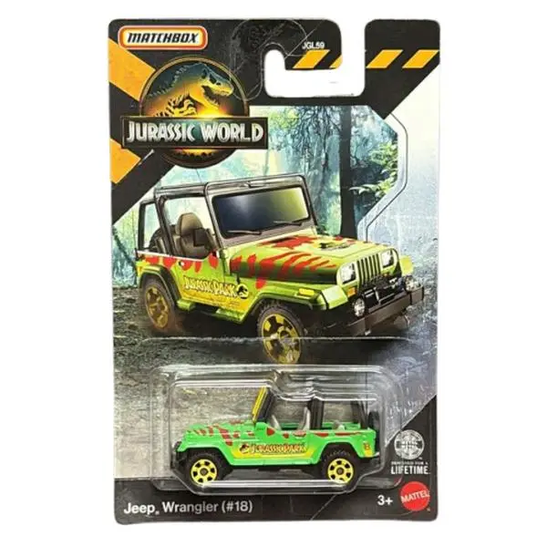 Mattel - Matchbox Jurassic World Toy Vehicles - JEEP WRANGLER (#18) [JGL15]