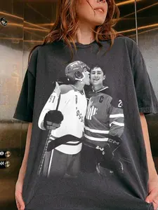 Hollanov Shirt, Hudson Williams Connor Storrie Comfort Colors Shirt, Heated Rivalry Inspired Shirt, Ilya Rozanov Shane Hollander Shirt, Fitted Graphic Lightweight