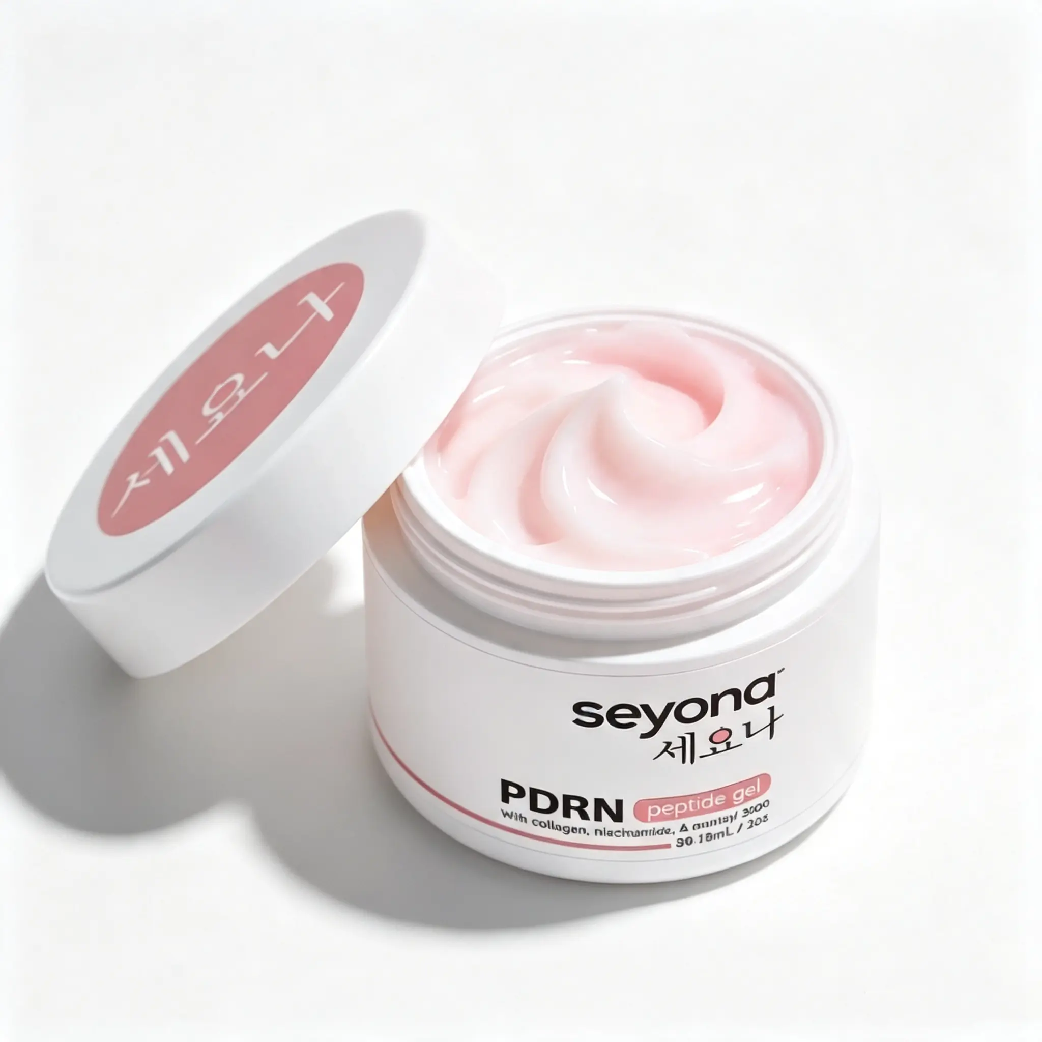 Jelly Peptide Serum with PDRN Collagen and Niacinamide, Hydrating Anti Wrinkle Facial Care, Help Improve Look of Fine Lines and Dark Circles, Tighten Smoothing Formula, Lightweight Serum Suitable for All Skin Types