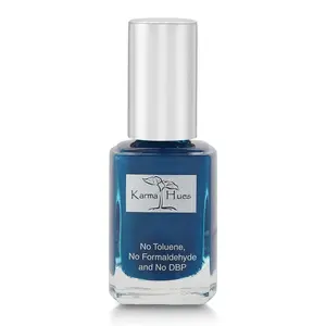 Karma Organic Naturals Nail Polish - Navy Blues  Best & Gentle for Nail Art, Nail Care & Manicure 