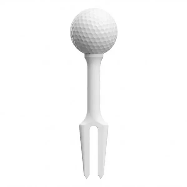 SmarTee ULTRA Golf Tees Driver Model - 3ea 3 1/4" Size | Unbreakable Polymer Tee + Built-in Divot Repair Tool | USGA R&A Conforming