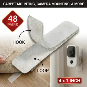 Velcro Hook and Loop Adhesive Strap Reusable Fastener Stick-On Strap Velcro Tape Adjustable Strap Hook-and-Loop Closure Self-Adhesive StrapAdjustable Durable / Long-Lasting Strong / Heavy-Duty Reusable / Multi-Use Easy-to-Use / Convenient Flexible