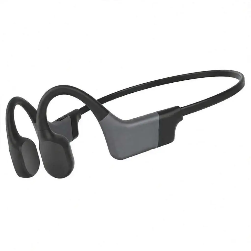 Wireless Bone Conduction Open-Ear Headphones, BT 5.4 Sport Earphones, Sweat Resistant, Deep Bass Sound, Secure Fit for Running, Cycling & Workout fashionable earbuds hifi stereo new product portable design