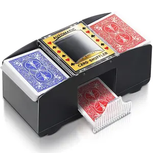 1-2 Decks Automatic Card Shuffler, Battery-Operated Poker Shuffler Machine, Electric Card Shuffler, Perfect For Party, Halloween, Thanksgiving And Christmas Gifts Durable