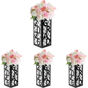 2026 Graduation Table Decorations 4 count Table Centerpieces Boxes Grad 2026 Grad Lantern School College Party Photo Props for 2026 Graduation Party Decorations